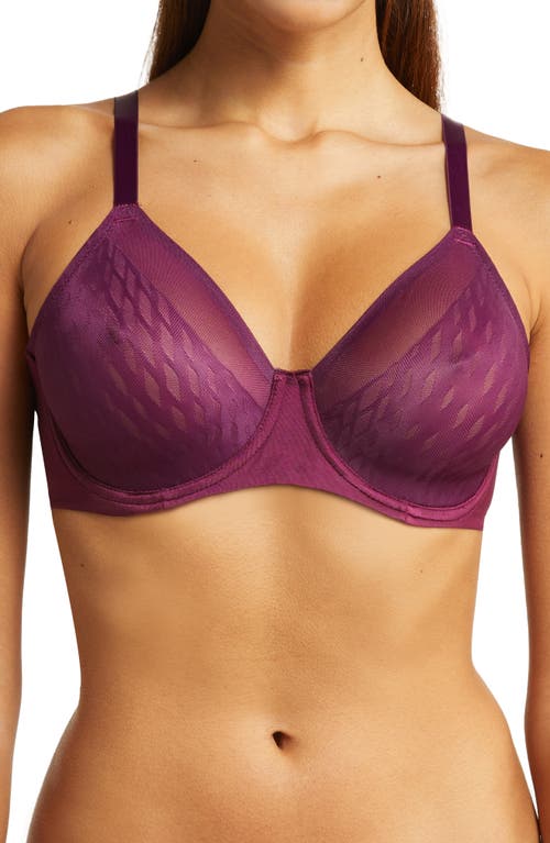 Wacoal Elevated Allure Full Coverage Underwire Bra in Pickled Beet