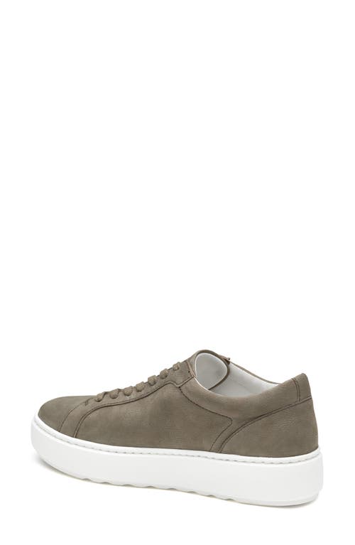 Johnston & Murphy Cammie Low Top Sneaker In Gray Tumbled Nubuck