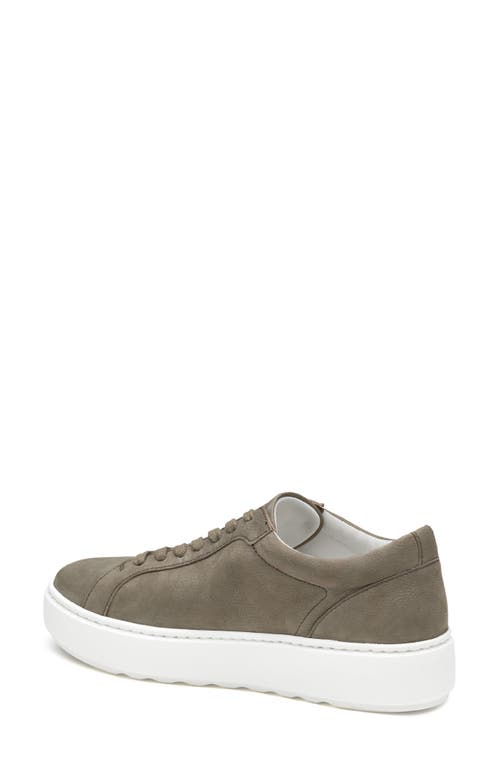 Shop Johnston & Murphy Cammie Low Top Sneaker In Gray Tumbled Nubuck