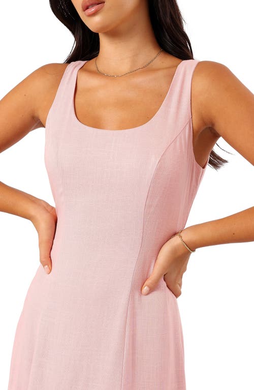 Petal And Pup Petal & Pup Tatum Sleeveless Linen Blend Maxi Dress In Pink
