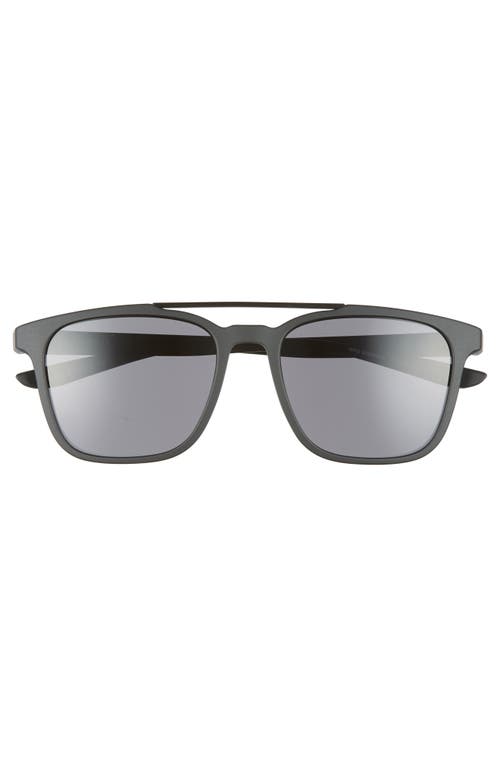 Nike Windfall 54mm Square Sunglasses In Matte Black/dark Grey