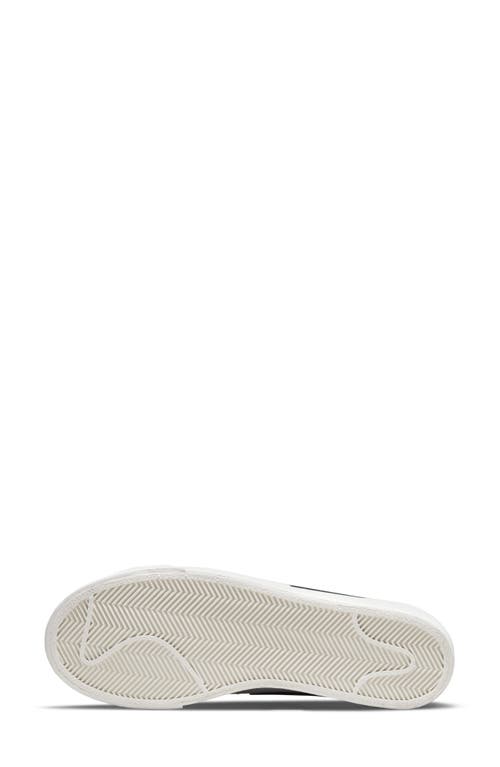 Shop Nike Blazer Low Platform Sneaker In White/black/sail