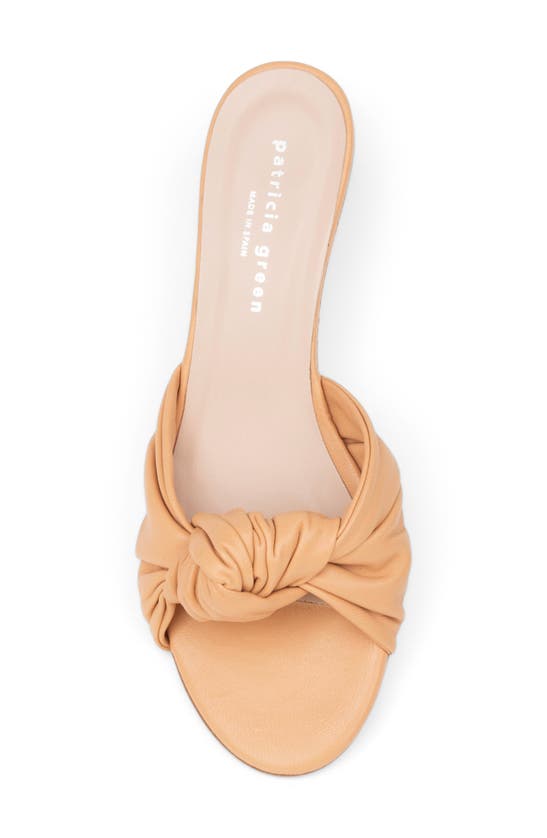 Patricia Green Savannah Wedge Slide Sandal In Beige