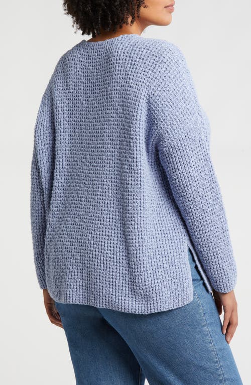 Shop Eileen Fisher Organic Cotton Sweater In Delphine