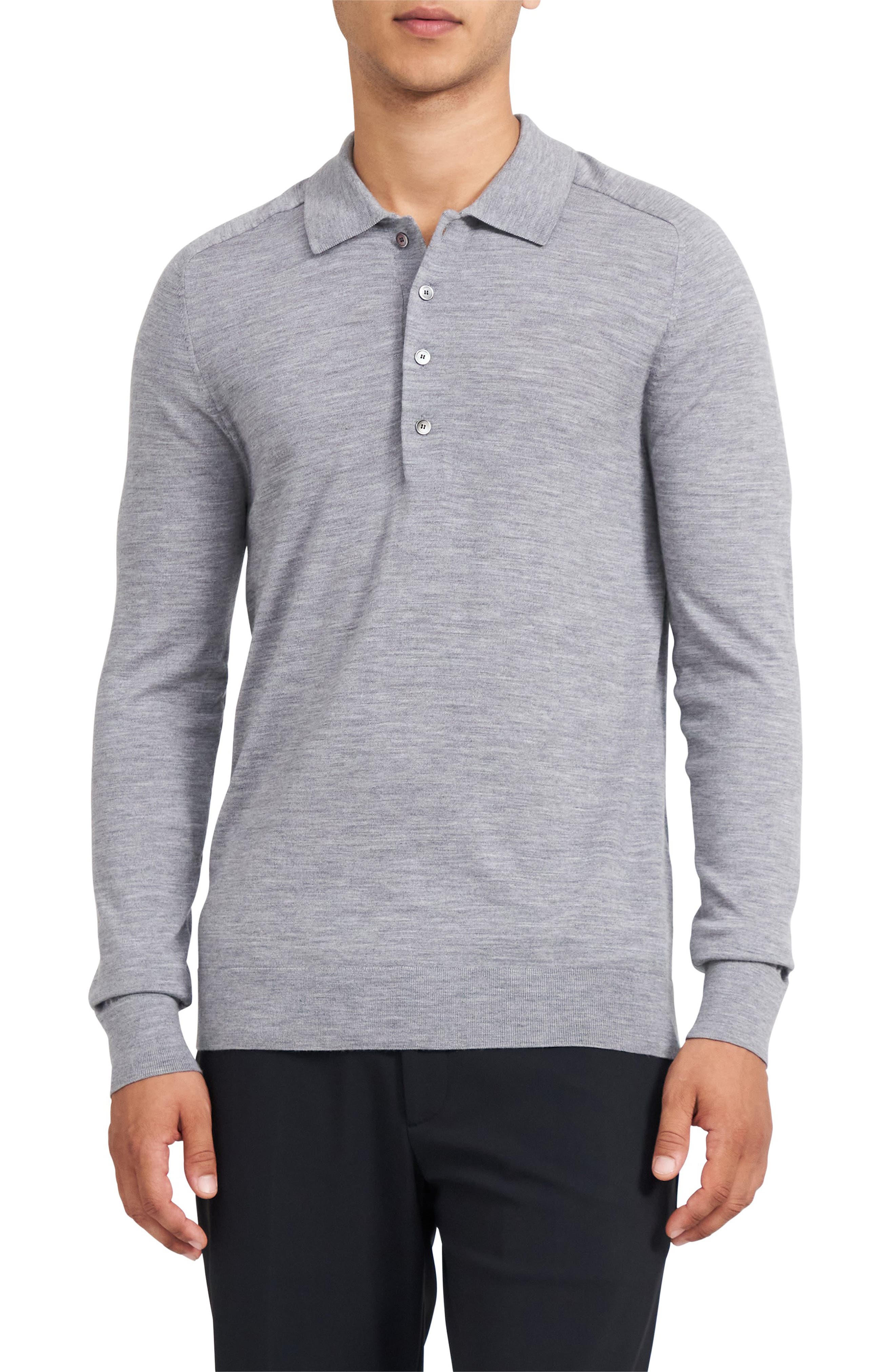 nordstrom men's long sleeve polo