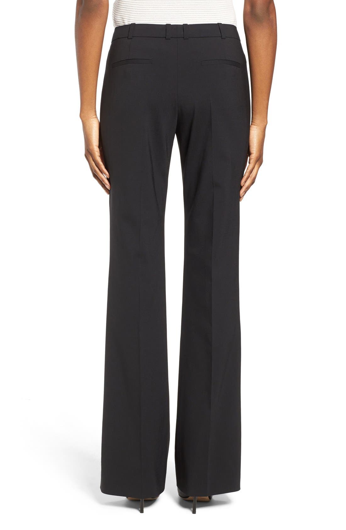 BOSS Tulea3 Bootcut Wool Trousers 