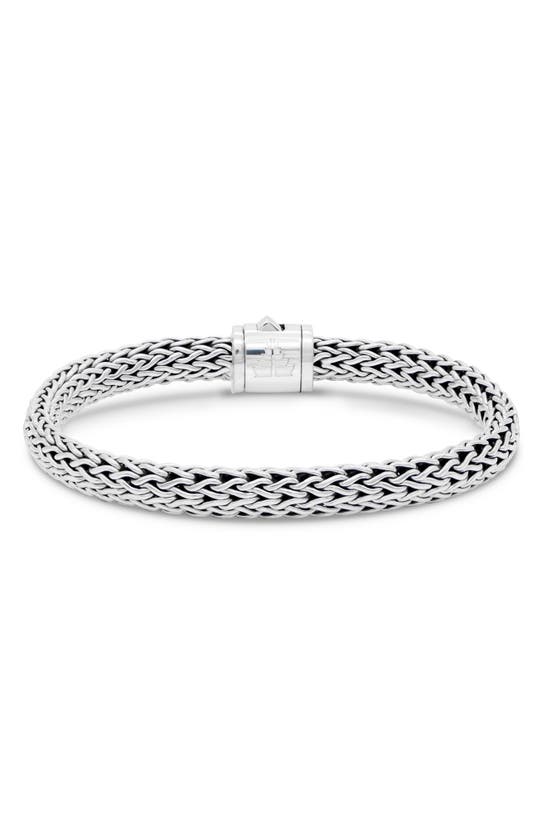Devata Sterling Silver Semiprecious Stone Chain Bracelet In Silver Yellow