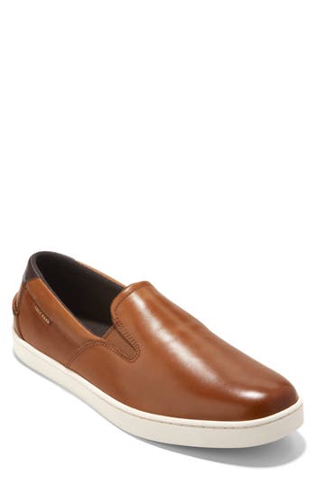 Shop Cole Haan Nantucket Slip-on Sneaker In Ch British Tan/ivory