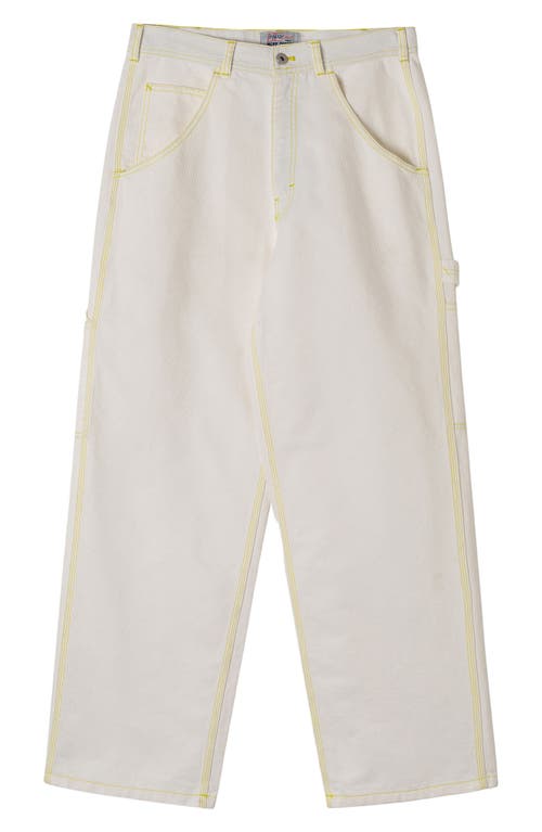 Shop Stan Ray Big Job Baggy Straight Leg Corduroy Painter Pants In Natural Bedford Cord