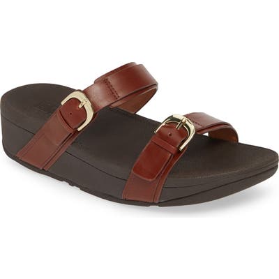 Fitflop Edit Slide Sandal, Brown