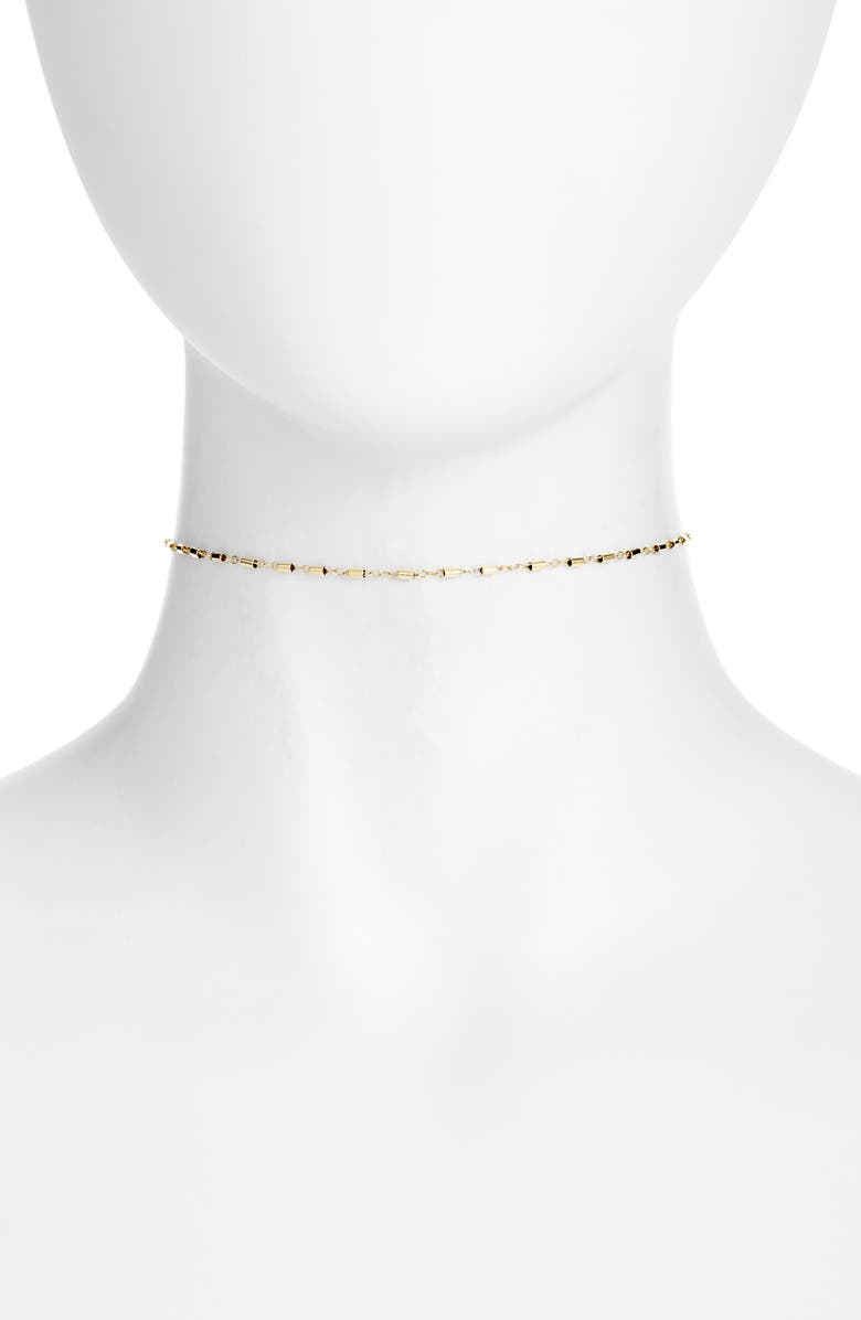 NASHELLE Muse Tube Choker, Main, color, Gold