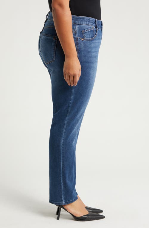 Wit & Wisdom Sawyer Ab'solution High Waist Straight Leg Jeans In Blue