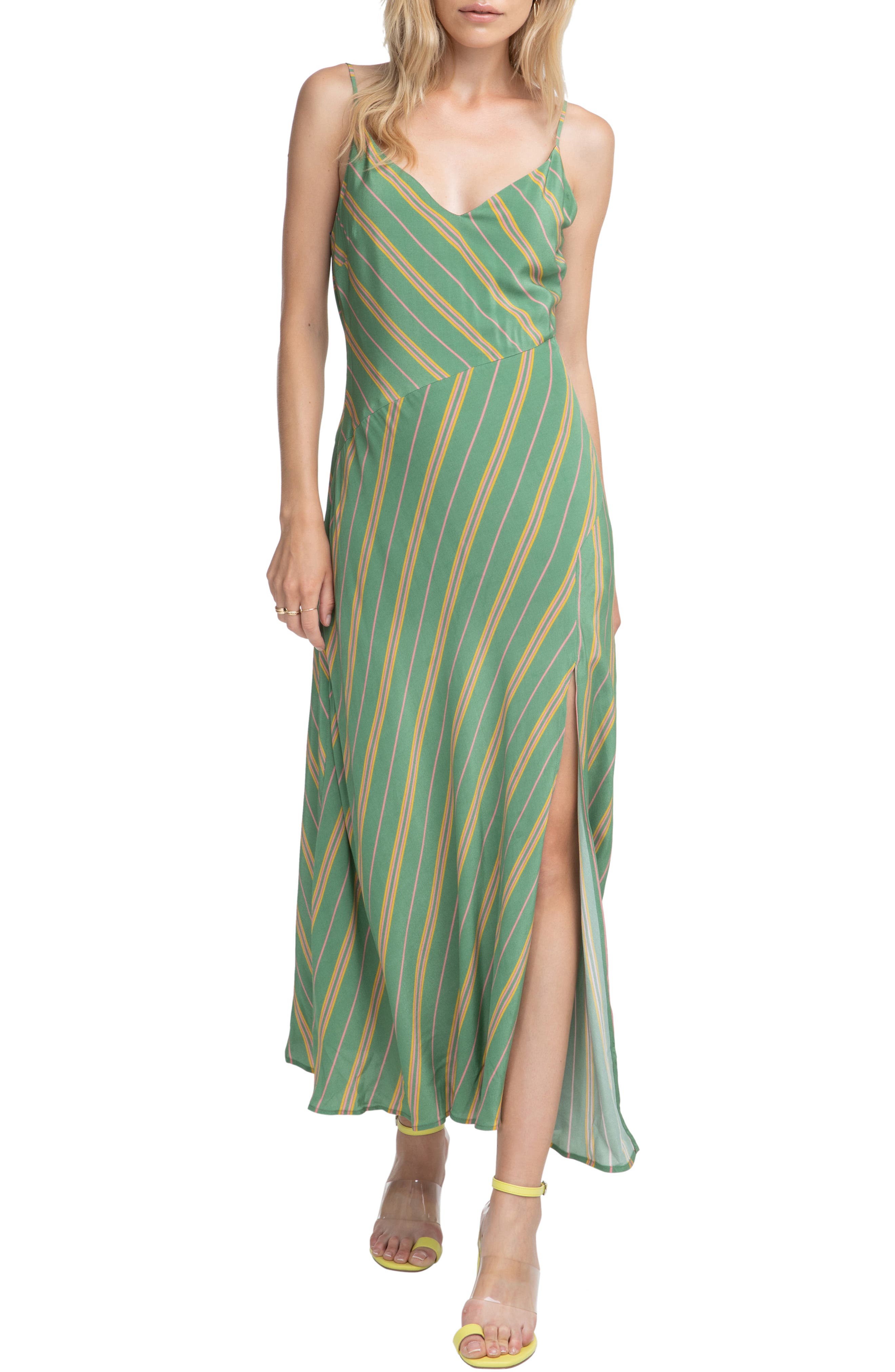 Astr The Label Jessi Maxi Dress, Green