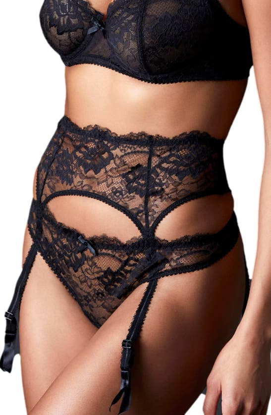 JOURNELLE JOURNELLE ISABEL LACE SUSPENDER BELT