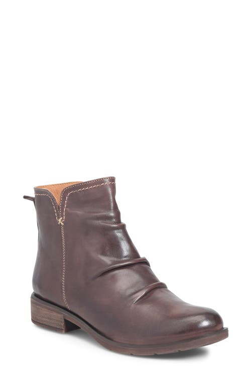 Beckie Ruched Bootie in Cocoa Brown