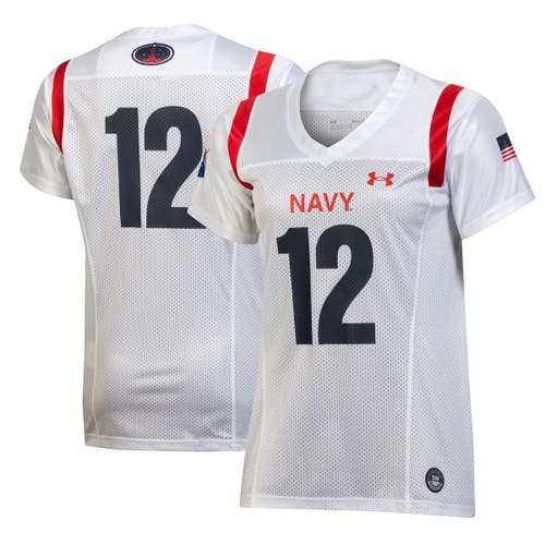 Women's Under Armour White Navy Midshipmen 2022 Special Games Replica Jersey