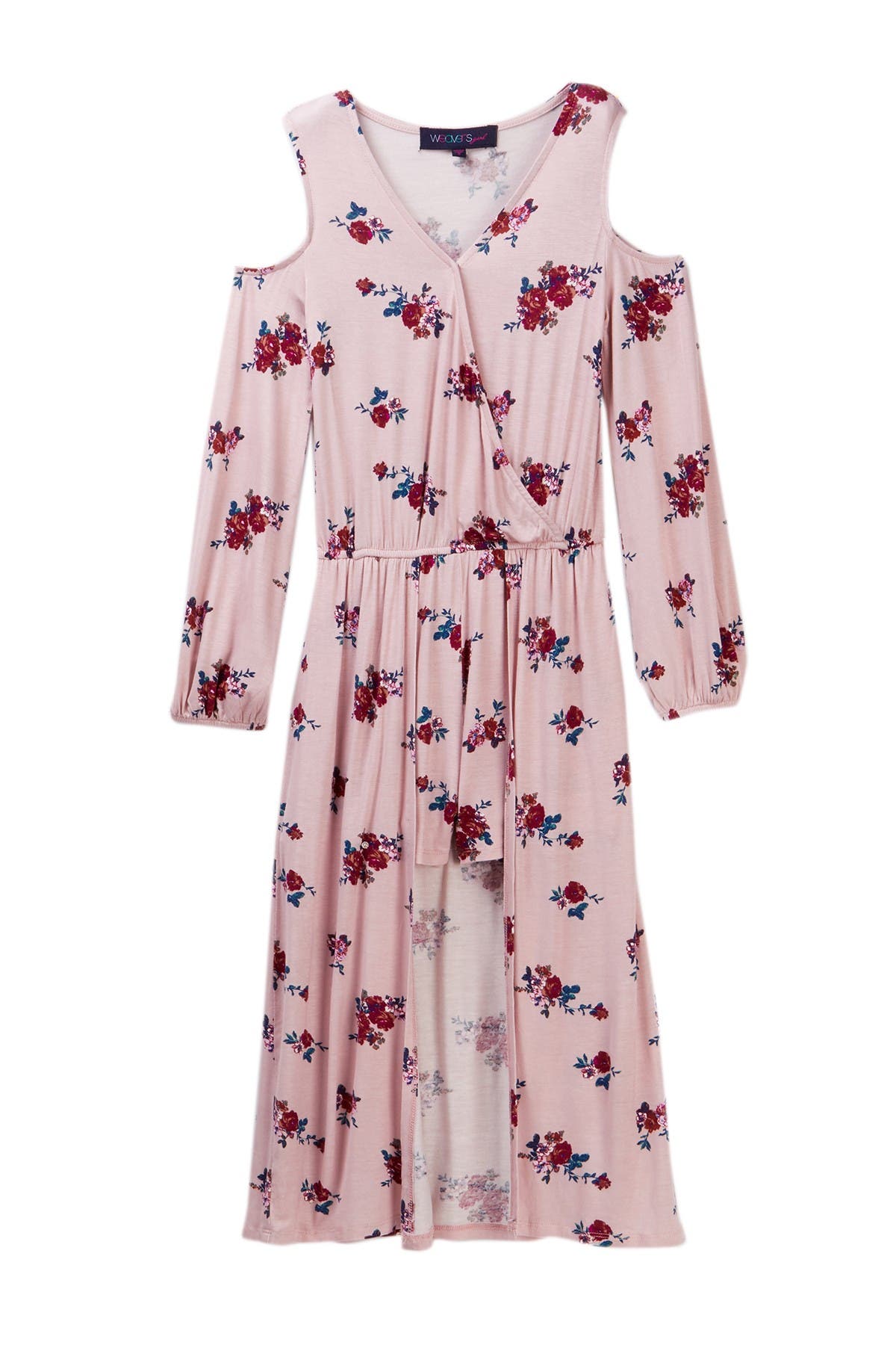girls walk through maxi dress