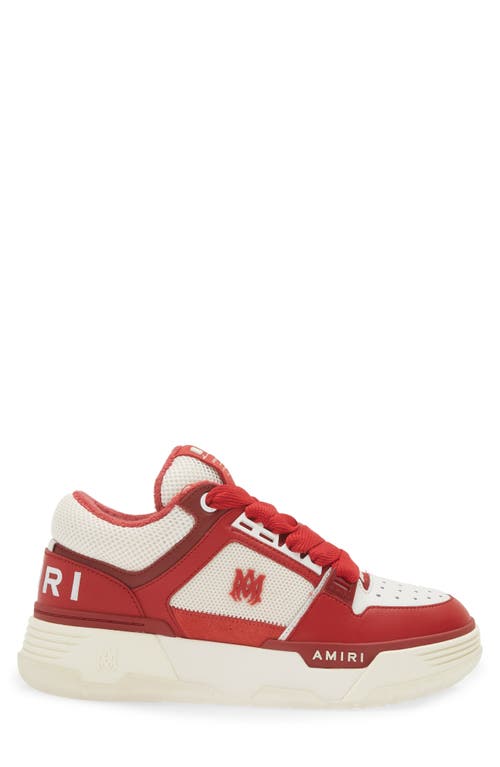 Amiri Ma-1 Platform Sneaker In Alabaster Red