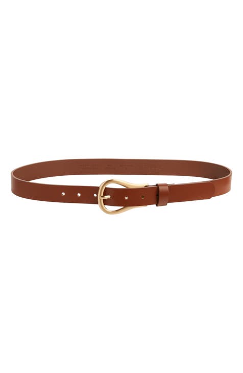 Jane Wishbone Leather Belt