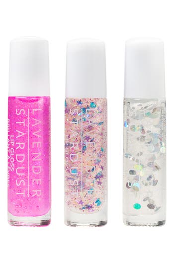 Lavender Stardust Roll-on Lip Gloss Set $16 Value In Multi