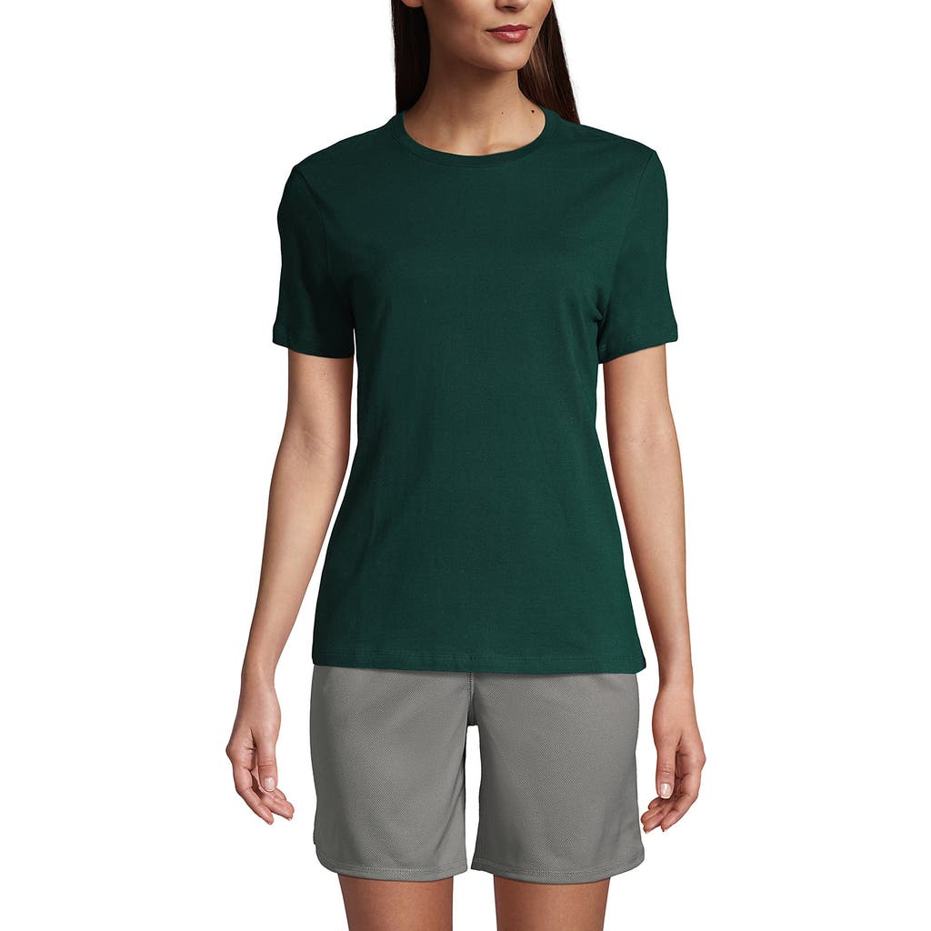 LANDS' END LANDS' END SCHOOL UNIFORM SHORT SLEEVE FEMININE FIT ESSENTIAL T-SHIRT