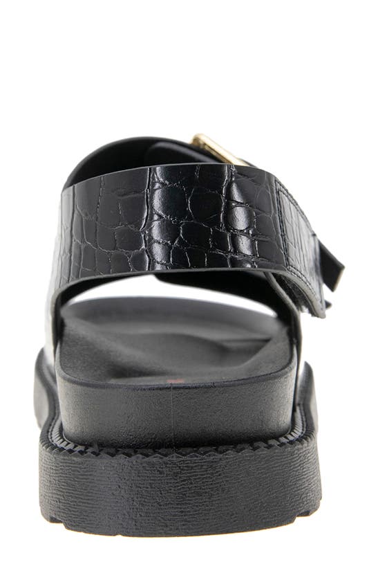 Shop Unionbay Vega Slingback Sandal In Black Pu