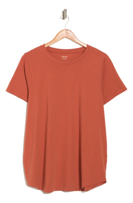 Madewell Madewel Rack Vintage Tee In Earthen Red