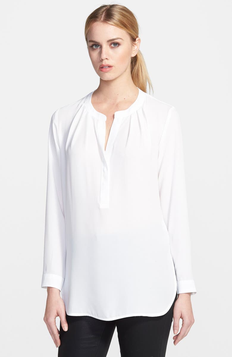 Harlowe and Graham Pleated Shirttail Tunic | Nordstrom