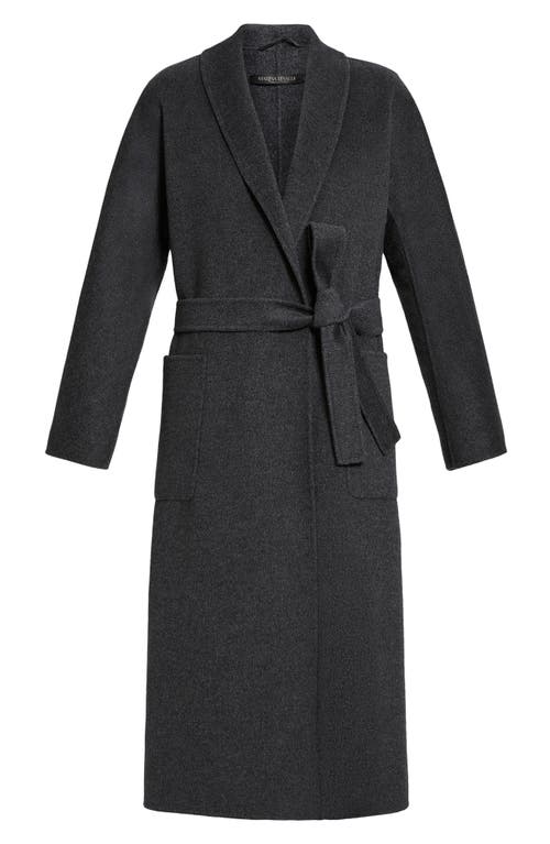 MARINA RINALDI MARINA RINALDI BONDENO TIE BELT DOUBLE FACE VIRGIN WOOL COAT 