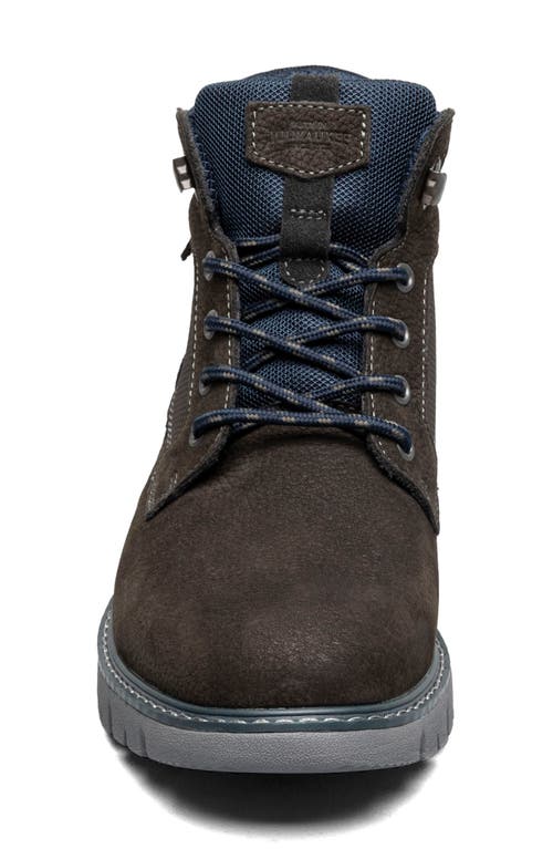 Nunn Bush Karnak Water Resistant Plain Toe Boot In Charcoal