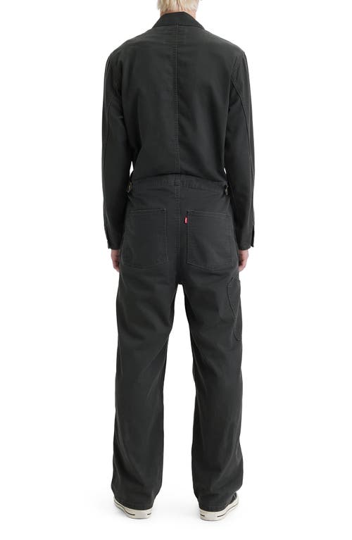 Shop Levi's Stay Loose Twill Coveralls In Pirate Black