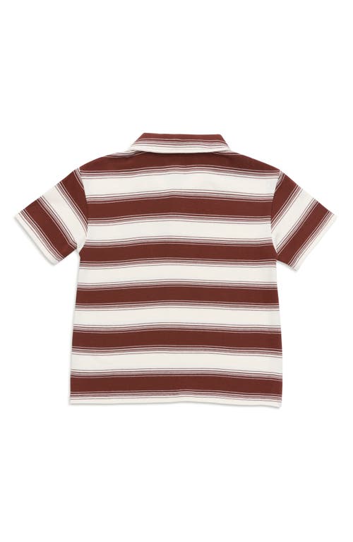 HONOR THE GIFT HONOR THE GIFT STRIPE COTTON POLO 