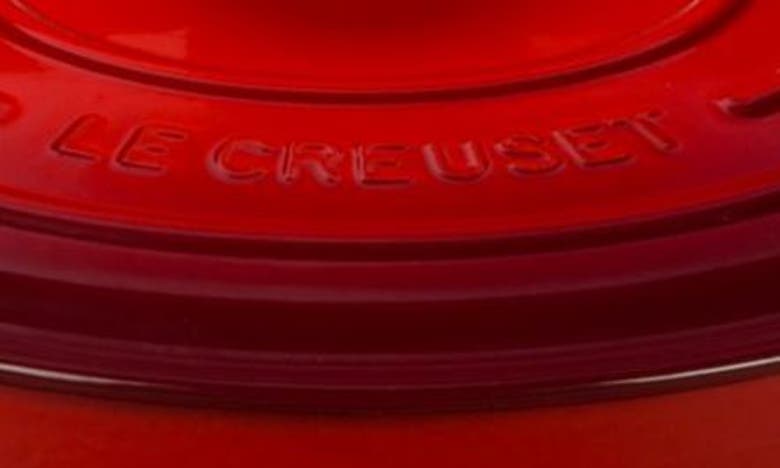 Shop Le Creuset Signature 3.5-quart Round Enamel Cast Iron French/dutch Oven In Cerise