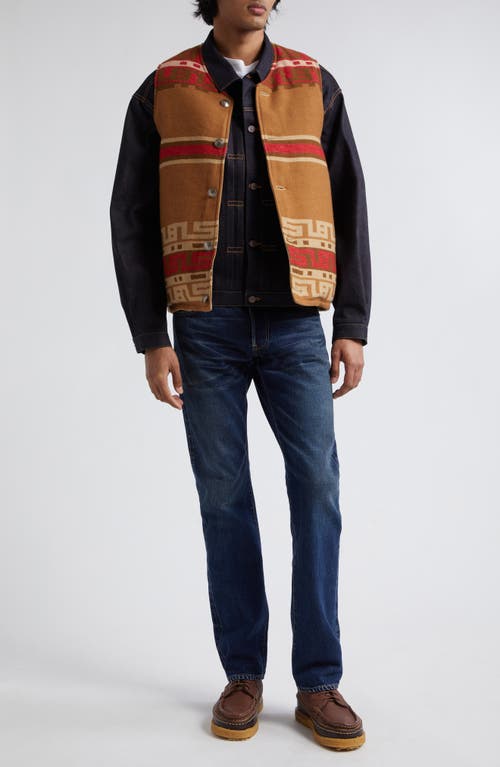 VISVIM Kora Down Reversible Vest Brown at Nordstrom,