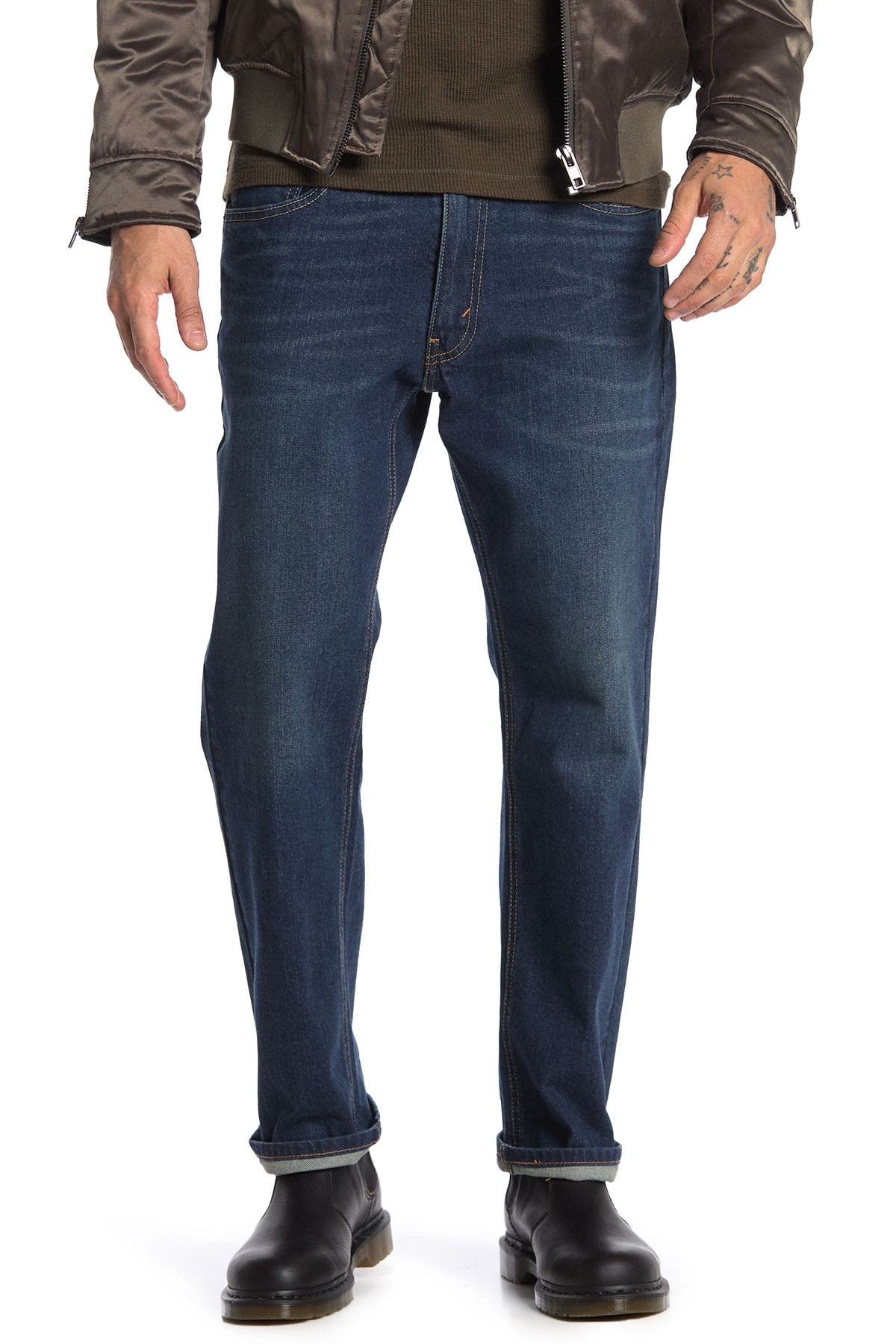 tapering jeans from inseam