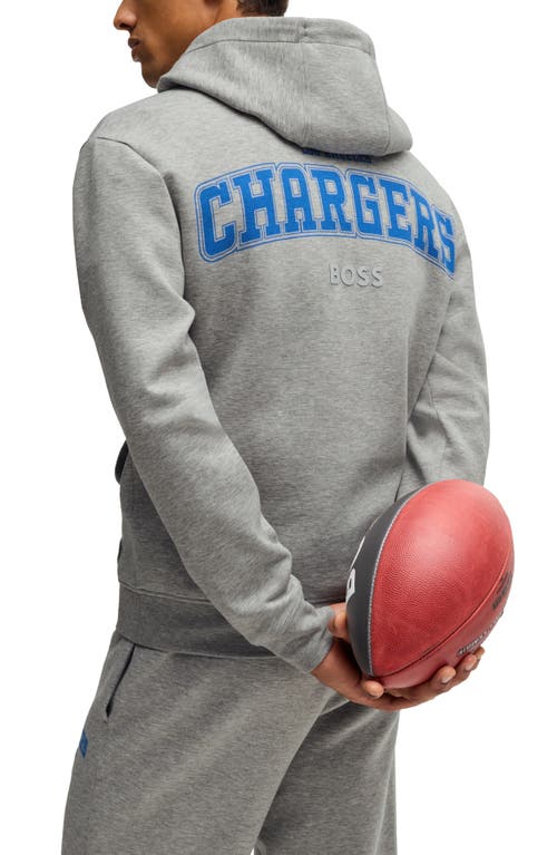 Shop Hugo Boss Boss <br>x Nfl Woodson Graphic Hoodie<br><br> In La Chargers