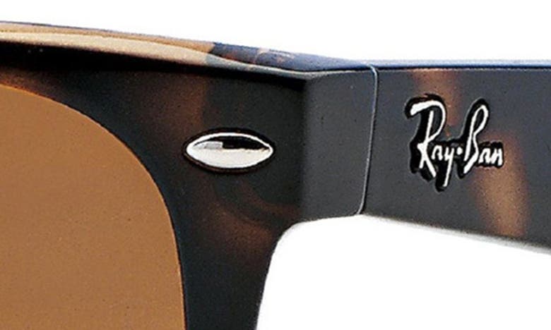 Ray Ban Wayfarer 58mm Rectangular Sunglasses In Light Havana