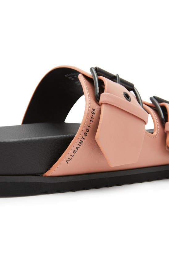 Shop Allsaints Sian Slide Sandal In Pink
