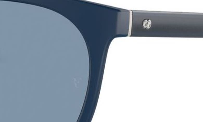 Shop Oliver Peoples X Roger Federer R-1 55mm Irregular Sunglasses In Matte Blue