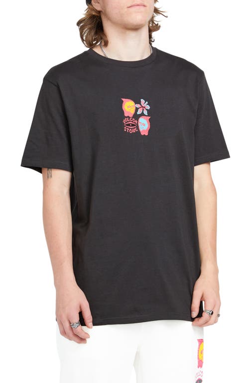 Flower Budz Graphic T-Shirt in Stealth