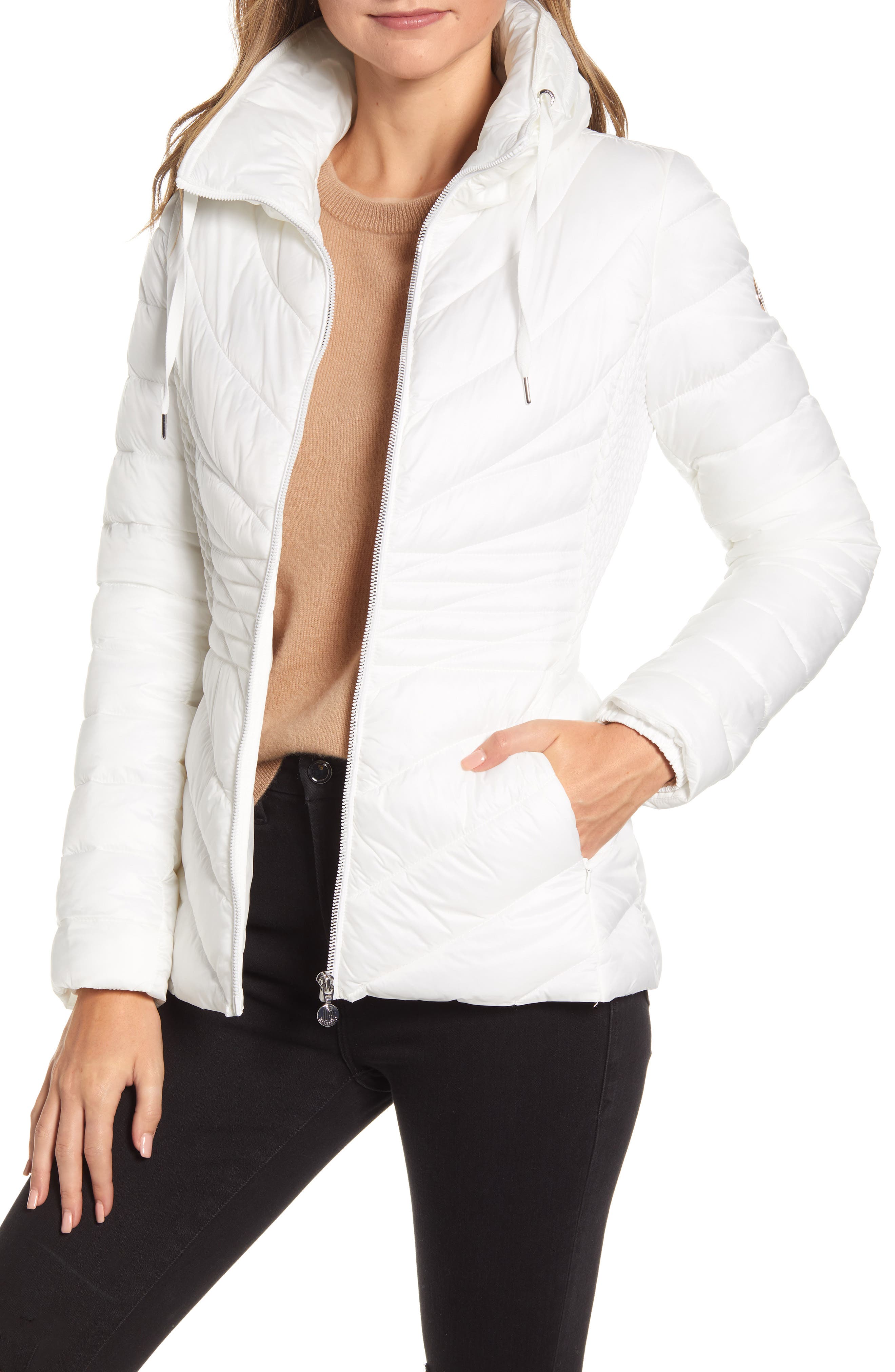 bernardo white puffer jacket