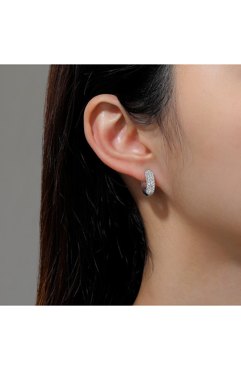 Transcend Torrent put forward Lafonn Simulated Diamond Huggie Hoop Earrings | Nordstrom