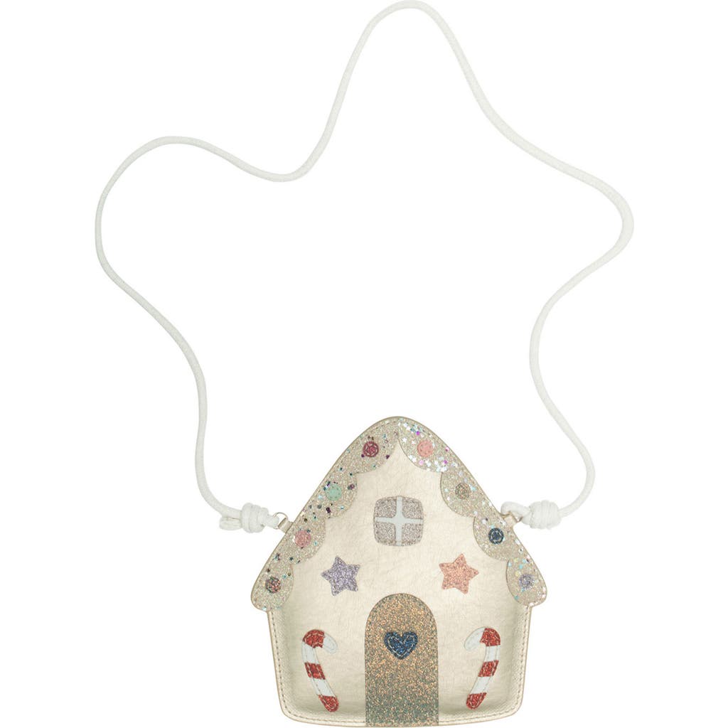 Mimi & Lula Kids' Gingerbread House Crossbody Bag In Gold