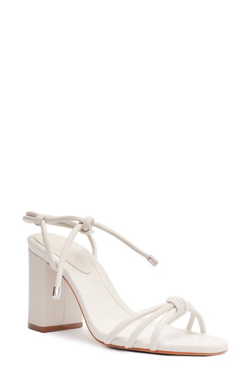 Schutz Kate Ankle Wrap Sandal Pearl at Nordstrom,