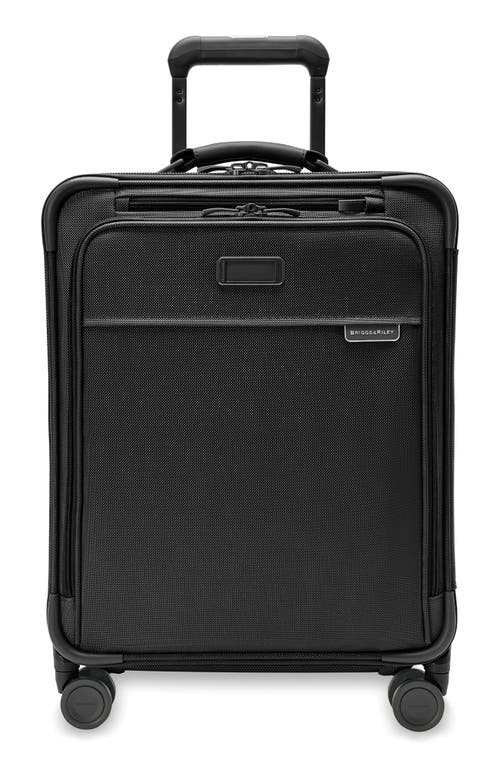 Briggs & Riley Baseline Global Spinner Carry-On in Black