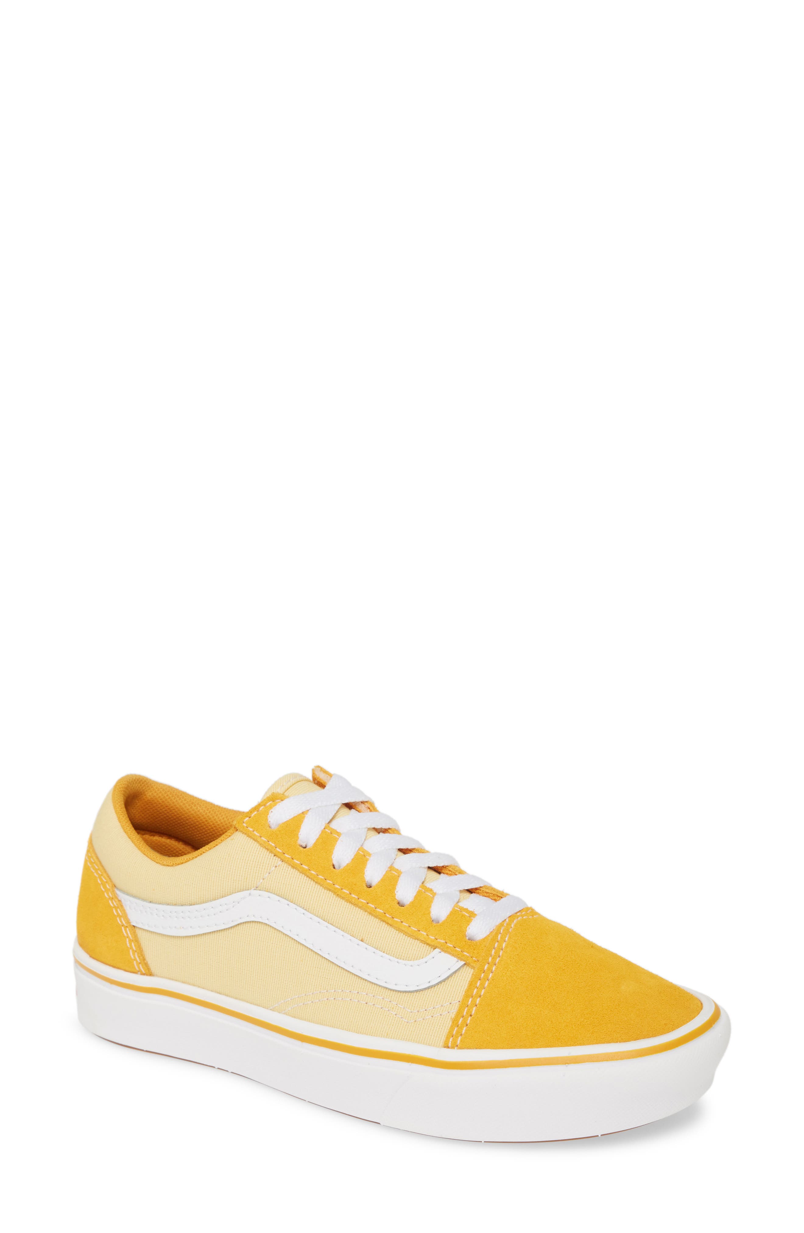 yellow low top vans