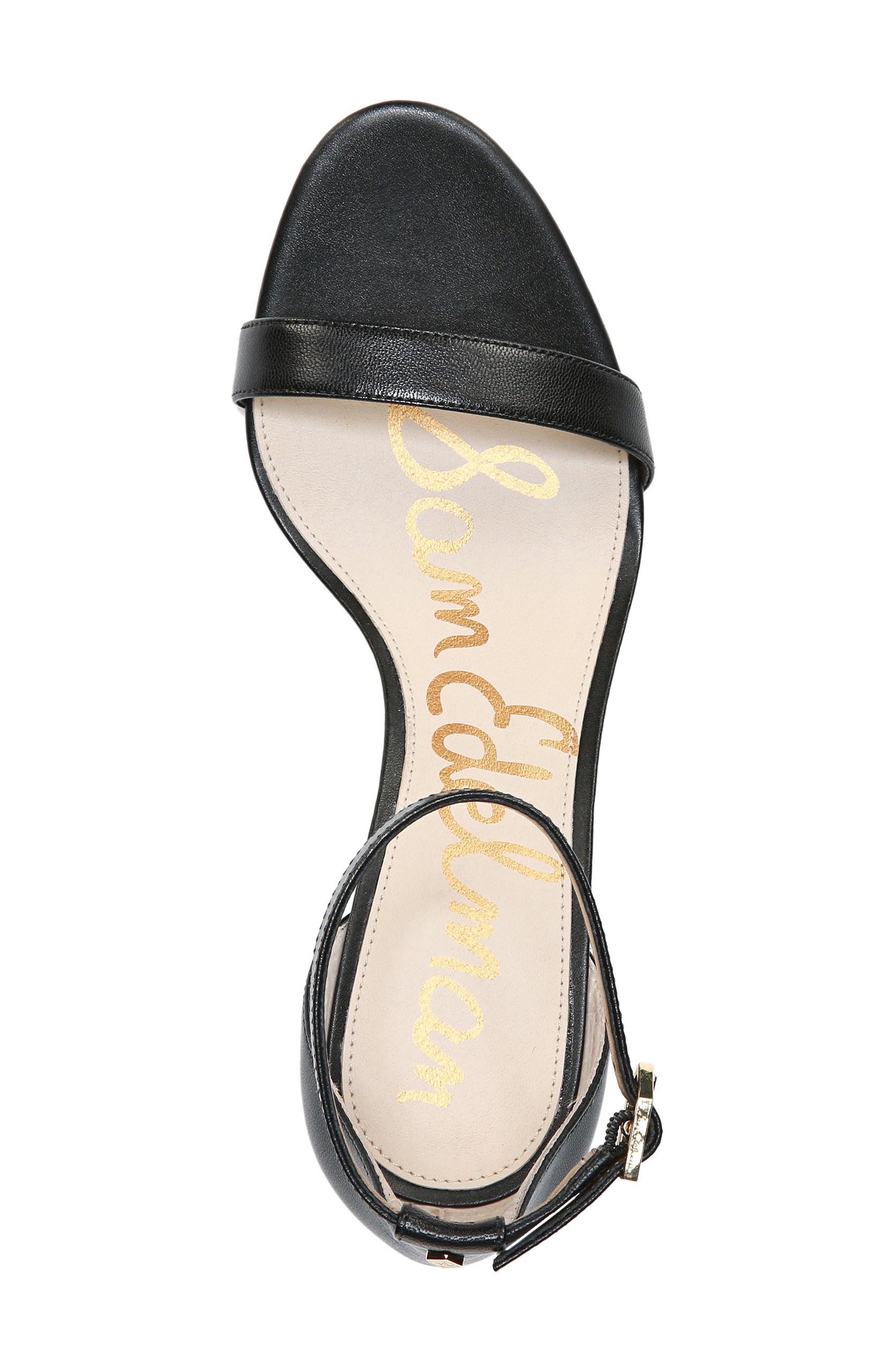 SAM EDELMAN,
                            'Patti' Ankle Strap Sandal,
                            Alternate thumbnail 158, color,
                            004