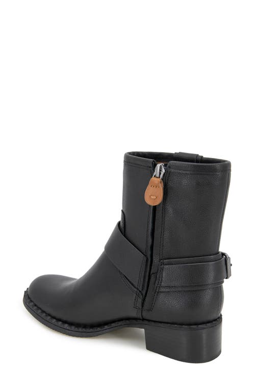 Gentle Souls By Kenneth Cole Womens Buckle Leather Ankle Boots In Black Leather