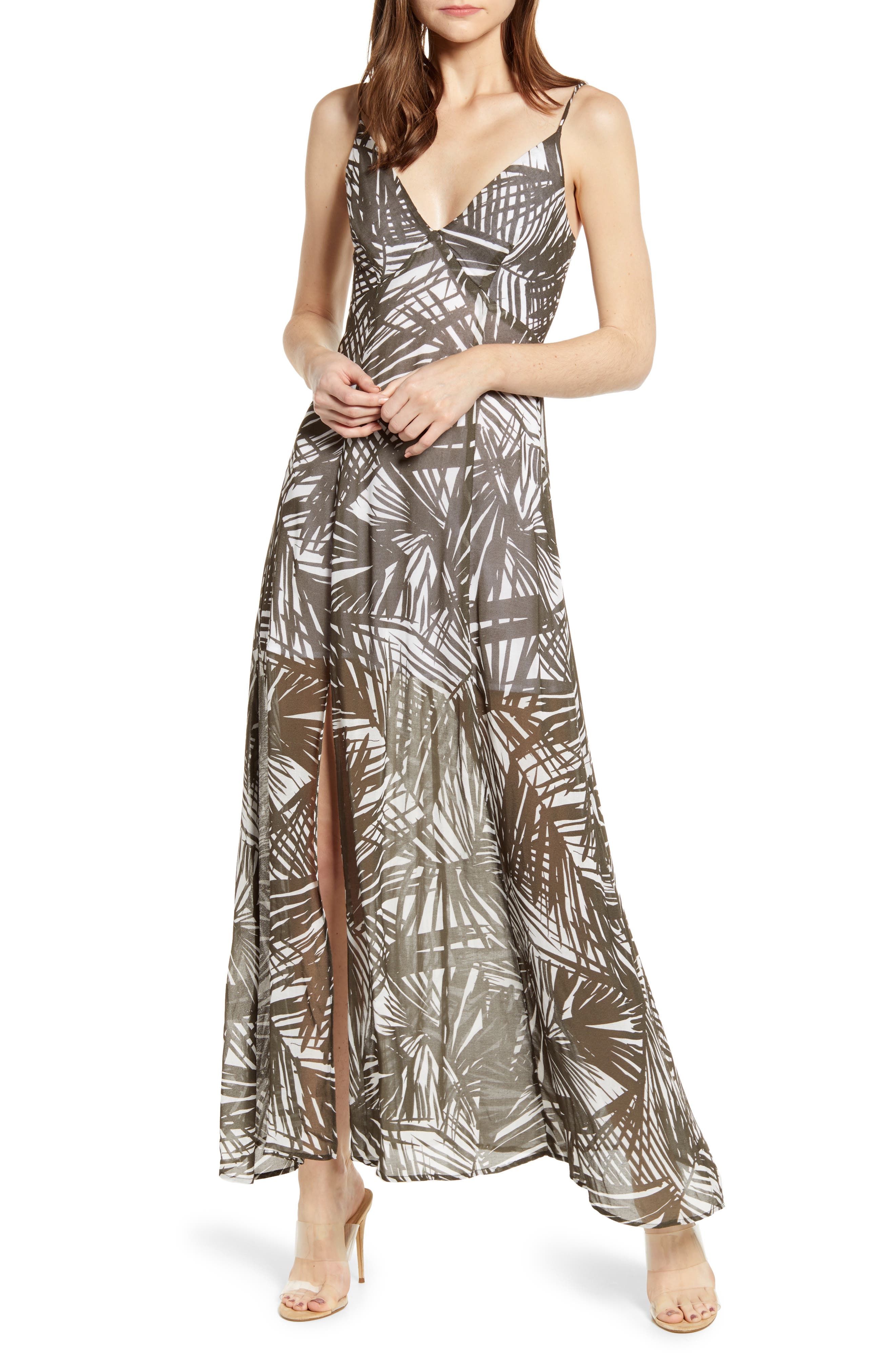 Bailey 44 Rainforest Maxi Dress, Green