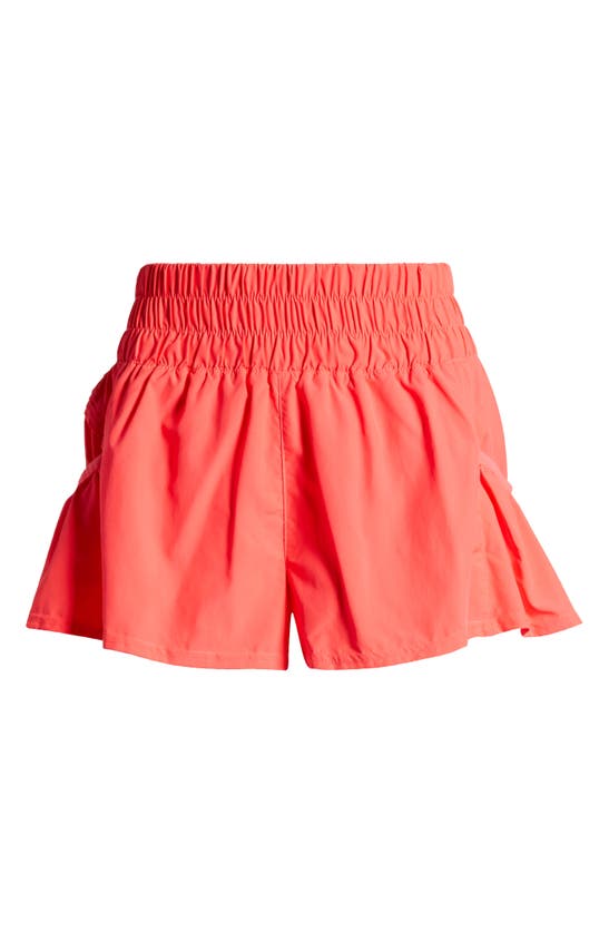 Shop Fp Movement By Free People Get Your Flirt On Shorts In Electric Sunset